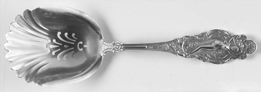 Phoebe (Sterling, 1895) Pierced Almond Spoon