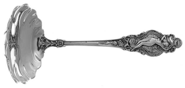 Phoebe (Sterling, 1895) Small Gravy Ladle, Solid Piece