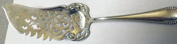 Plymouth (Sterling 1905-1920) Pierced Fried Oyster Server