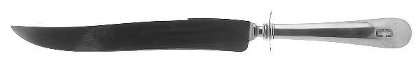 Priscilla Alden (Sterling, 1923) Large Stainless Blade Roast Carving Knife
