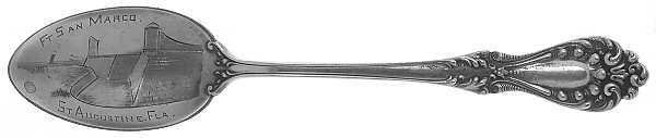 Princess (Sterling, 1900) Souvenir Spoon (Five O'Clock Spoon)