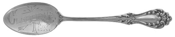 Princess (Sterling, 1900) Souvenir Spoon (Five O'Clock)