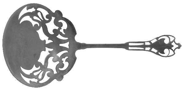 Putnam (Sterling, 1920) Solid Bon Bon Spoon with Pierced Bowl