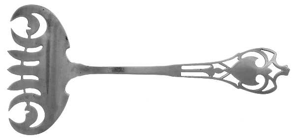 Putnam (Sterling, 1920) Large Solid Tined Sardine Serving Fork
