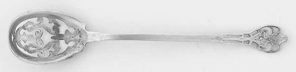 Putnam (Sterling, 1920) Pierced Bowl Short Handle Olive Spoon