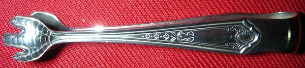 Queen Louise (Sterling, 1912)  Small Sugar Tongs