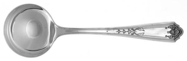 Queen Louise (Sterling, 1912)  Round Bowl Soup Spoon (Bouillon)