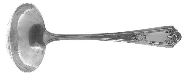 Queen Louise (Sterling, 1912)  Solid Gravy Ladle