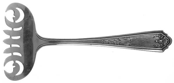 Queen Louise (Sterling, 1912)  Large Solid Tined Sardine Serving Fork