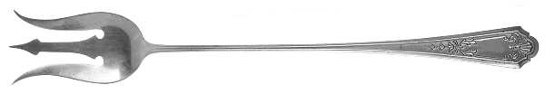 Queen Louise (Sterling, 1912)  Large Lettuce Serving Fork