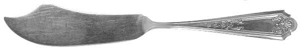 Queen Louise (Sterling, 1912)  Flat Handle Master Butter Knife