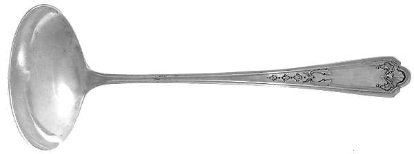 Queen Louise (Sterling, 1912)  Solid Piece Cream Ladle