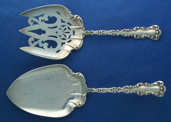 St. Louis (Sterling, 1904) Solid 2-Piece Small Fish Serving Set