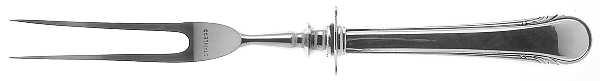 Tuscany (Sterling, 1927) Small Steak Carving Fork with Stainless Prongs