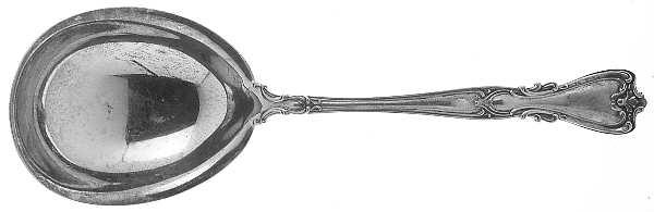 Victoria-New (Sterling, 1900) Large Solid Berry/Casserole Spoon