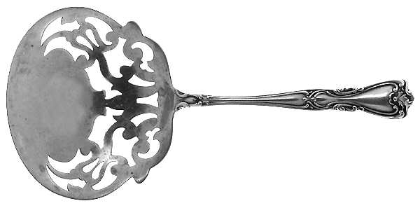 Victoria-New (Sterling, 1900) Solid Bon Bon Spoon with Pierced Bowl by Watson