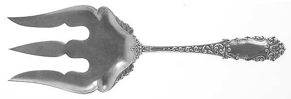 Victoria-Old (Sterling, 1890) Solid Toast Serving Fork