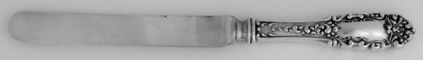 Victoria-Old (Sterling, 1890) Old French Hollow Knife with Bolster