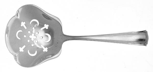 Wentworth (Sterling, 1913, No Monograms) Solid Bon Bon Spoon with Pierced Bowl