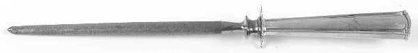 Wentworth (Sterling, 1913, No Monograms) Small Steel Rod Sharpener Knife