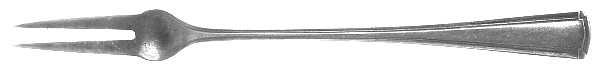 Wentworth (Sterling, 1913, No Monograms) Two-Tine Butter Pick