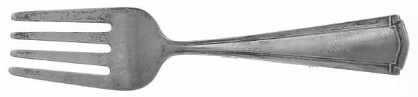 Wentworth (Sterling, 1913, No Monograms) Baby Fork