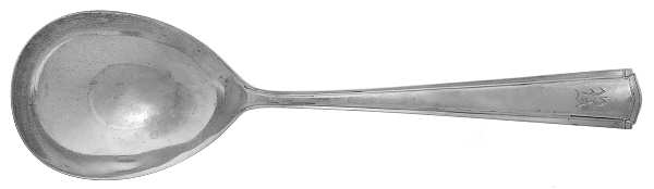 Wentworth (Sterling, 1913, No Monograms) Small Solid Berry/Casserole Spoon