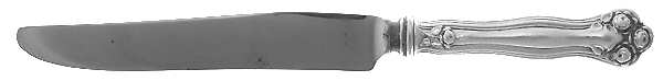 Wedding Rose (Sterling, 1900, No Monograms) New French Hollow Knife