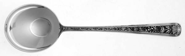 Windsor Rose (Sterling, 1940) Round Bowl Soup Spoon (Gumbo)