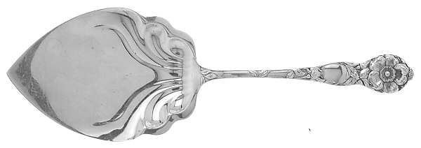 Wild Rose (Sterling, 1905) Large Solid Pie Knife