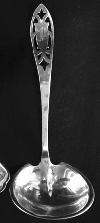 WED9 (Sterling) Solid Gravy Ladle
