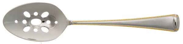 Golden Monarch (Stainless, Gold Acct) Pierced Tablespoon (Serving Spoon)
