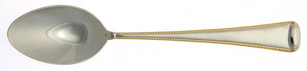 Golden Monarch (Stainless, Gold Acct) Place/Oval Soup Spoon