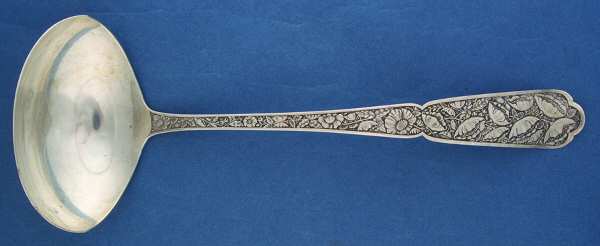Byzantine (Sterling, 1875) Large Solid Soup Ladle