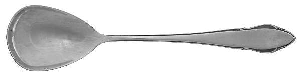 WMF37 (SILVERPLATE) Solid Salad Serving Spoon