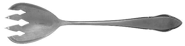 WMF37 (SILVERPLATE) Solid Salad Serving Fork