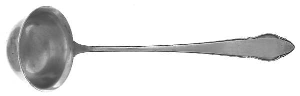 WMF37 (SILVERPLATE) Solid Soup Ladle