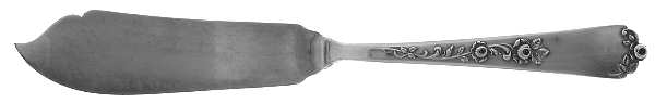 Sterling Rose (Sterling, 1955) Flat Handle Master Butter Knife