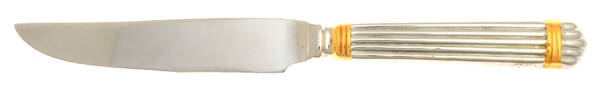 Gold Chardonnay (Stainless) Steak Knife Individual Hollow, Serrate HC