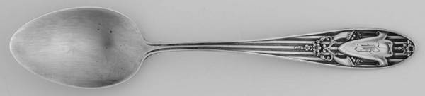 WTS9 (Sterling) Monogram Five O'Clock Teaspoon