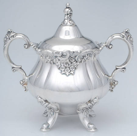Baroque (Silverplate, Hollowware, Older) Sugar Bowl & Lid