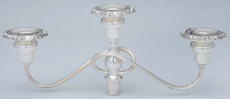 Baroque (Silverplate, Hollowware, Older) 3 Light Candelabra Branch