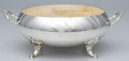 Baroque (Silverplate, Hollowware, Older) 1.5 Qt Round Covered Casserole No Lid