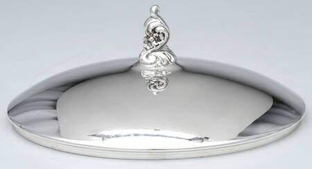 Baroque (Silverplate, Hollowware, Older) 1.5 Qt Round Covered Casserole Lid