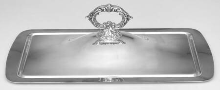Baroque (Silverplate, Hollowware, Older) Lid for 2 Qt Rectangular Casserole by Wallace Silver