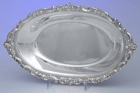 Baroque (Silverplate, Hollowware, Older) 12" Bread Tray