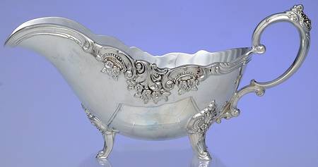 Baroque (Silverplate, Hollowware, Older) Gravy Boat No Underplate