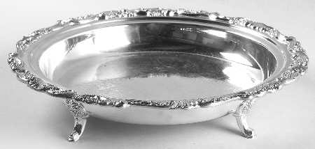 Baroque (Silverplate, Hollowware, Older) Footed Pie Plate