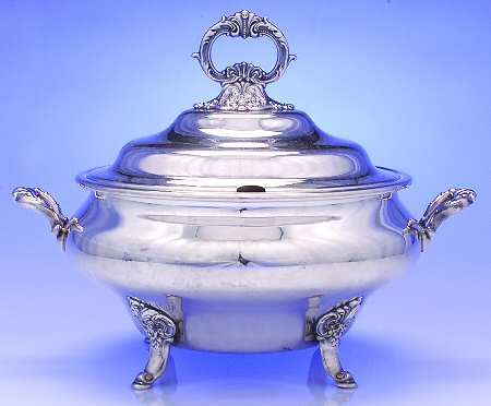 Baroque (Silverplate, Hollowware, Older) Soup Tureen