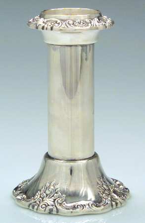 Baroque (Silverplate, Hollowware, Older) 6" Console Candleholder